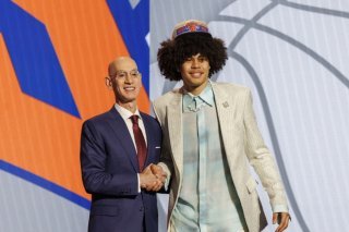 Kyshawn George a été choisi par les Knicks avant d'être drafté à Washington KEYSTONE/EPA/SARAH YENESEL